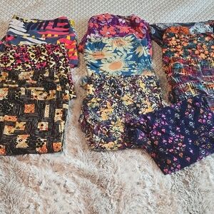 Bundle Of 10 Lularoe Leggings